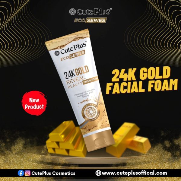 24K Gold Facial Foam